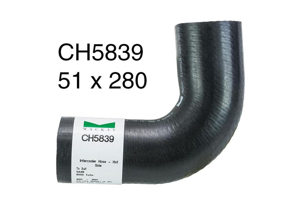 Mackay Turbocharger/Charge Air Intercooler Hoses CH5839 Supercheap Auto