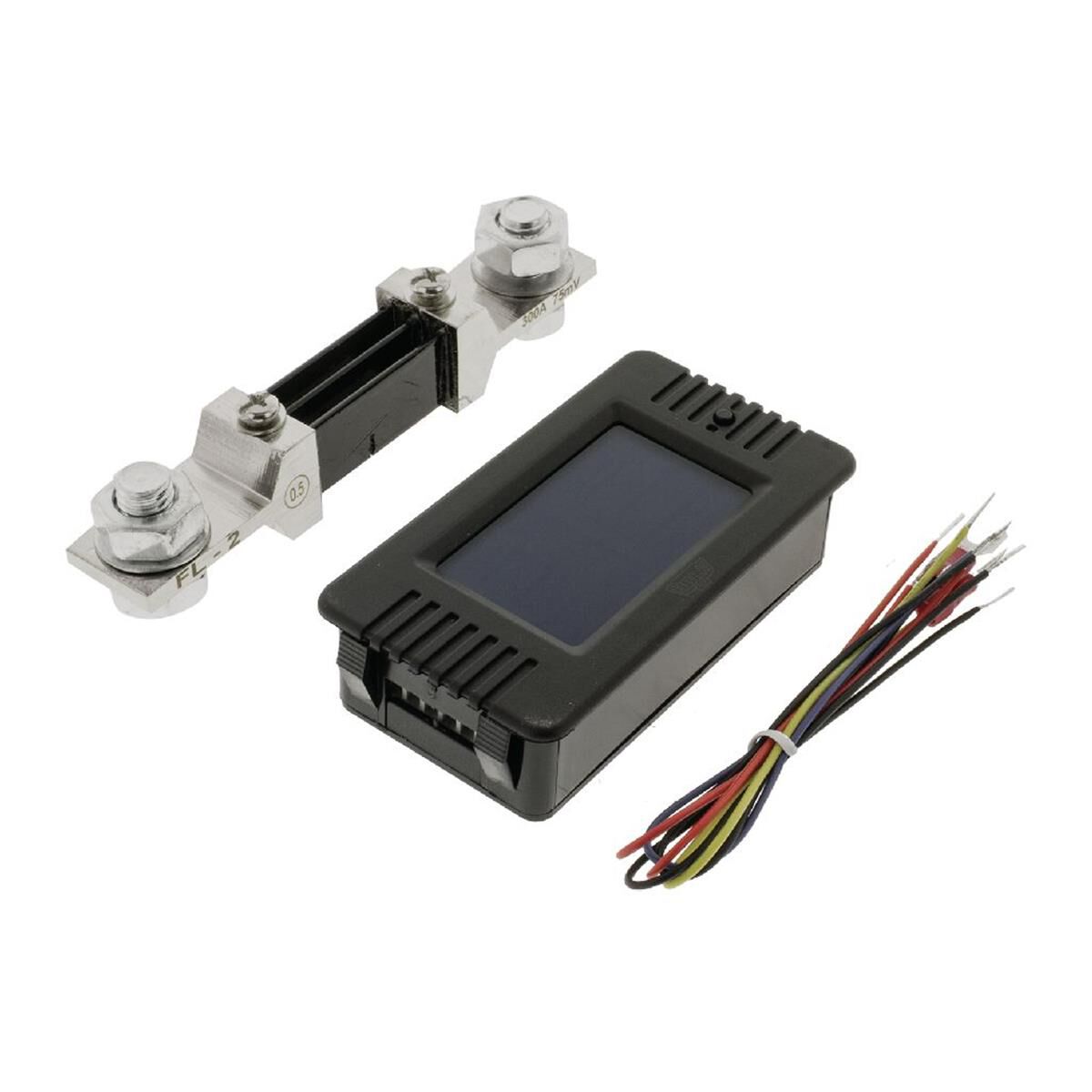 LCD BATTERY METER 200V 300amp DISCHARGE AMP CAPACITY ENERGY WITH SHUNT, , scaau_hi-res