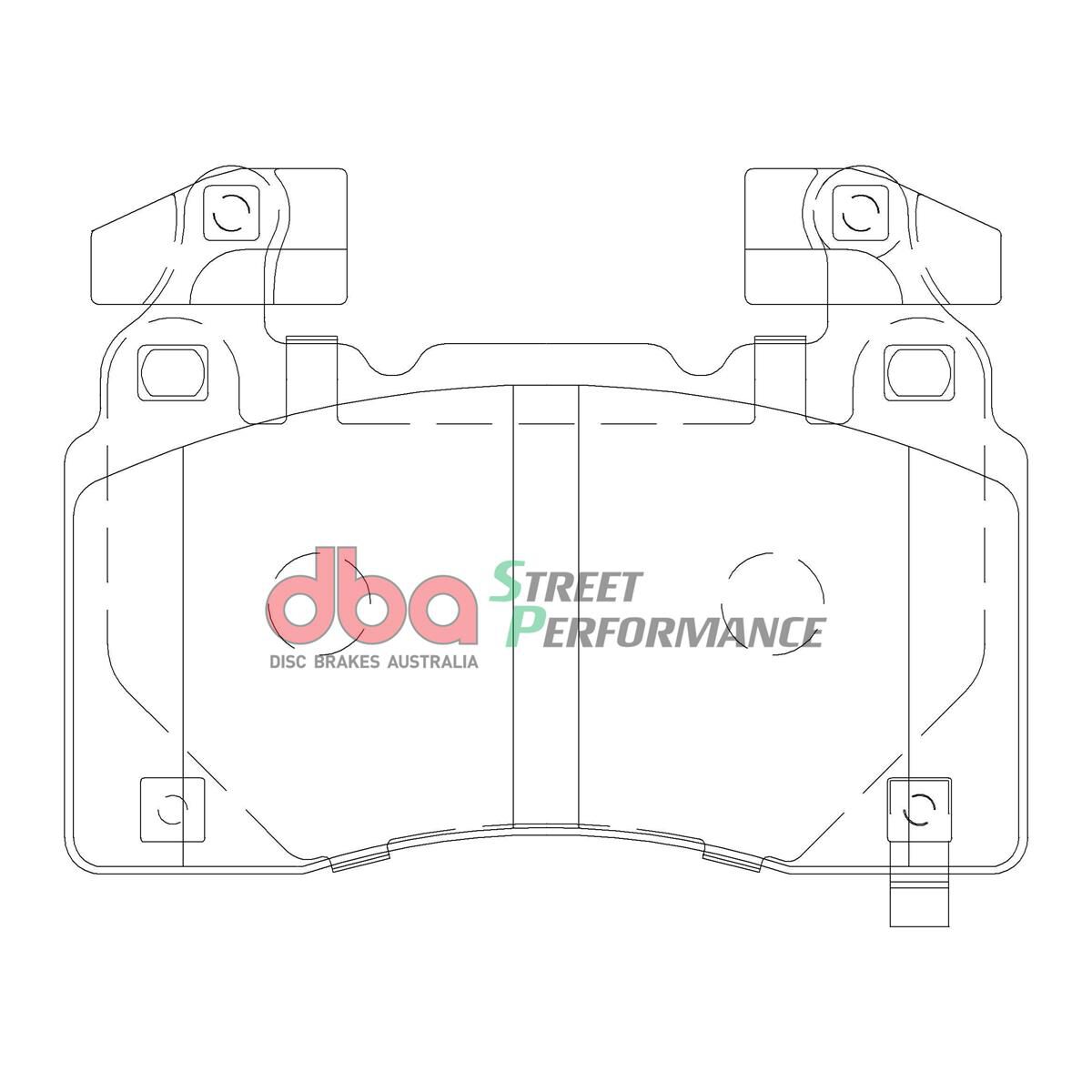 DBA SP PERFORMANCE BRAKE PADS  Holden VE/VF SSV Brembo (rectangle weight) 2013-2017 F, , scaau_hi-res