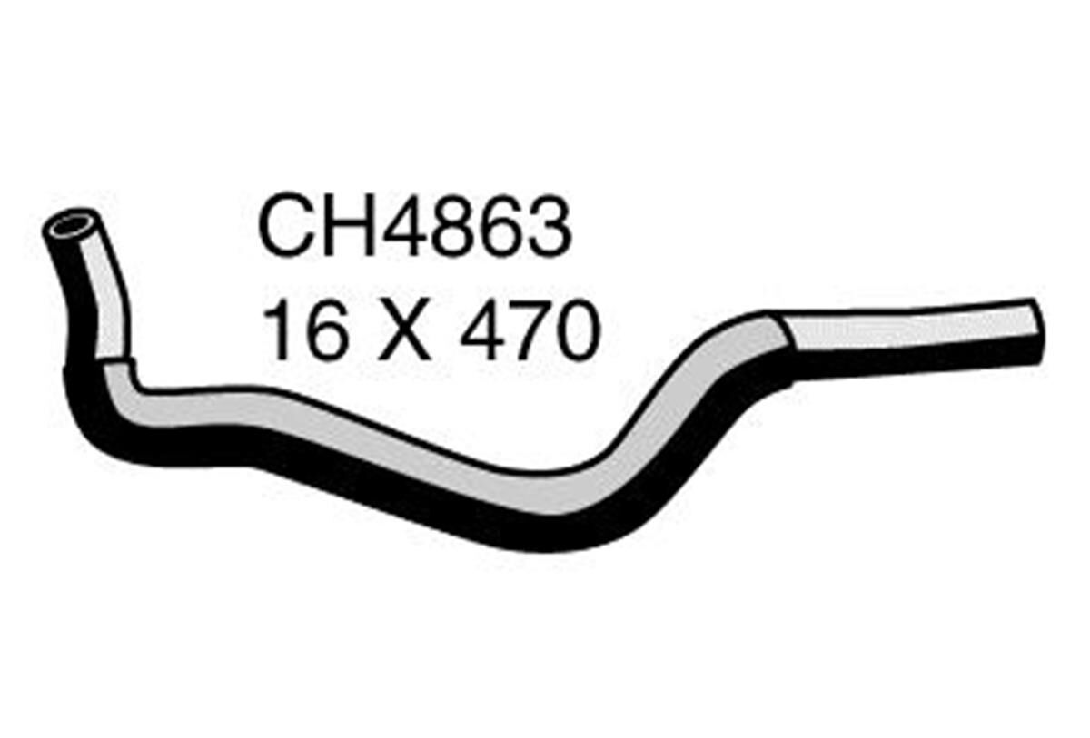Coolant Recovery Tank Hose  - NISSAN PATROL GU - 3.0L I4 Turbo DIESEL - Manual & Auto, , scaau_hi-res