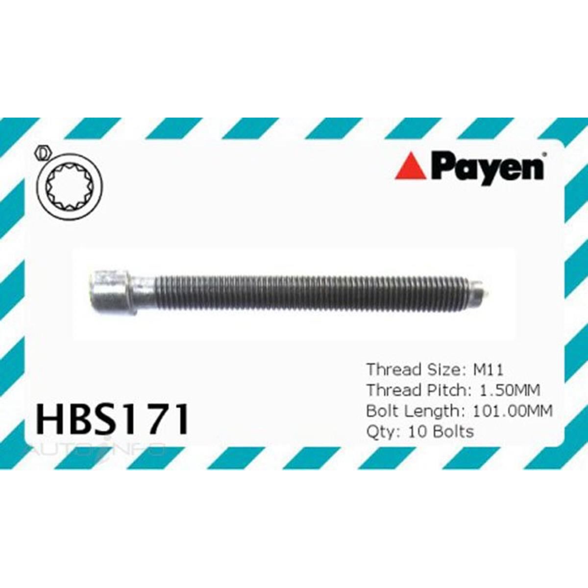 PAYEN HEAD BOLT AUDI ADR AEB AFY AJL, , scaau_hi-res