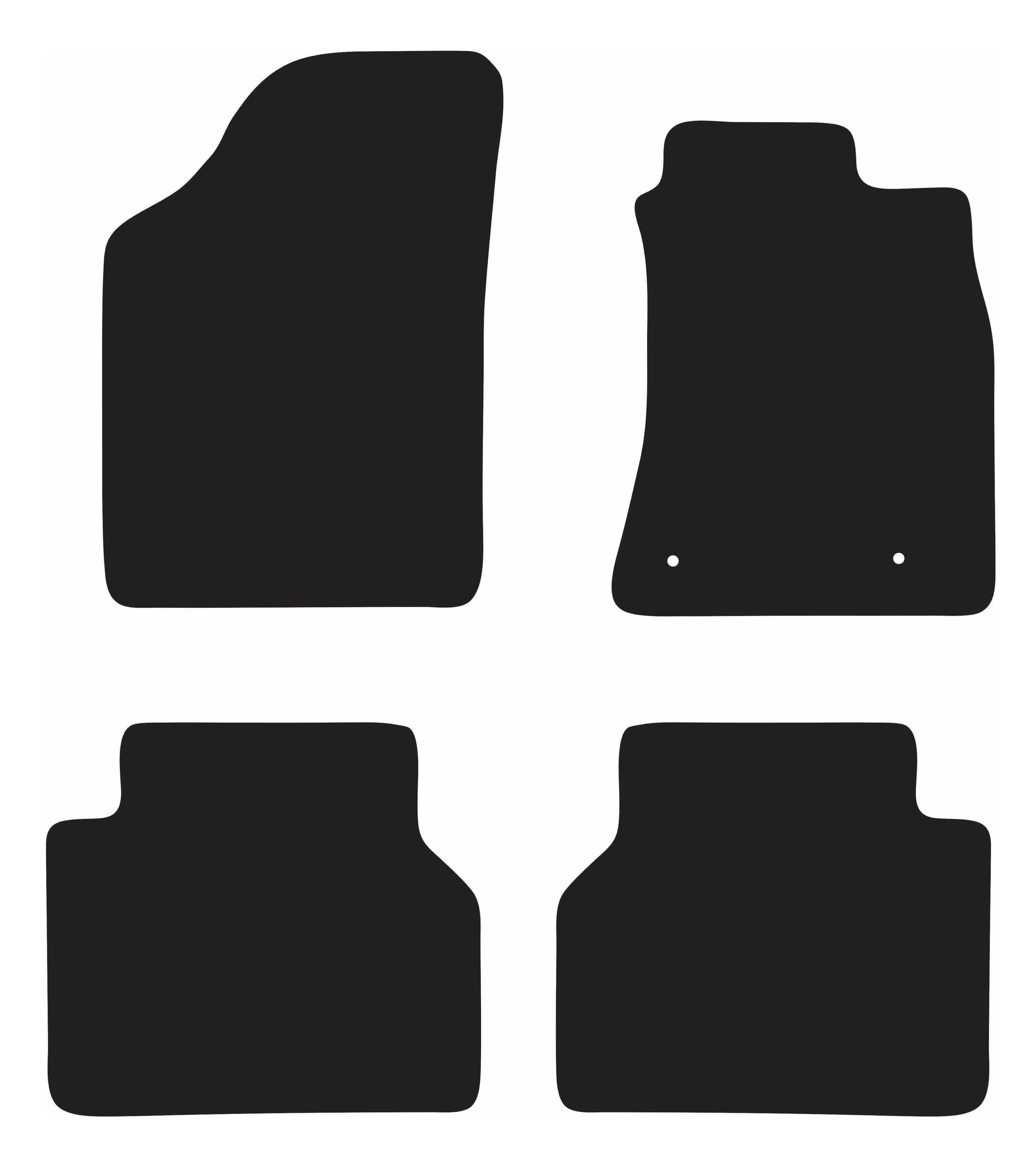 ECO CARPET CAR MATS FOR TOYOTA HILUX EXTRA CAB (7TH GEN) 2005-2011, , scaau_hi-res