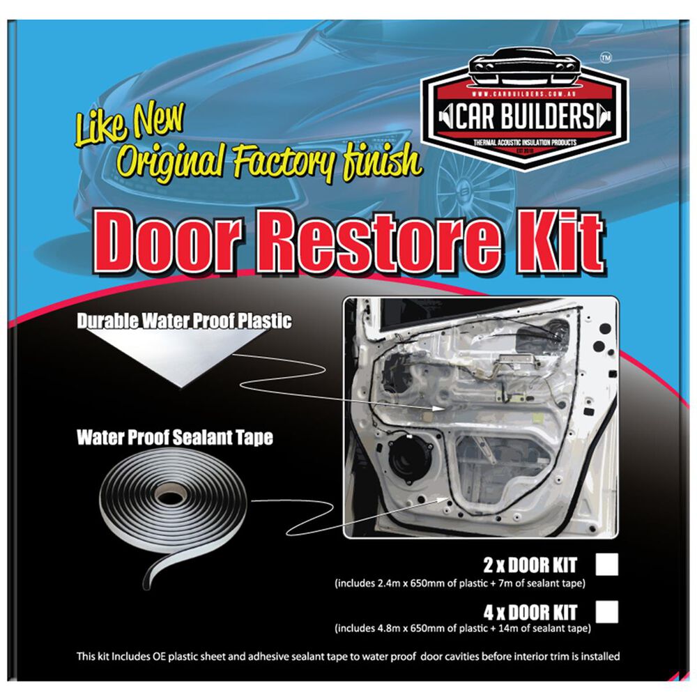 Car Builders Door Restore Kit 2 Doors, DRK_2 Supercheap Auto