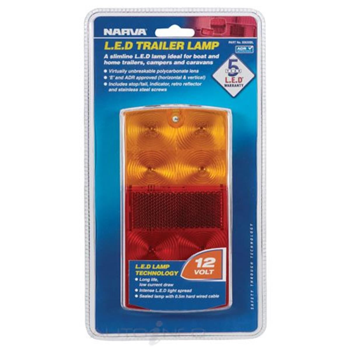 12V MDL36 SLIM LED LAMP BL, , scaau_hi-res