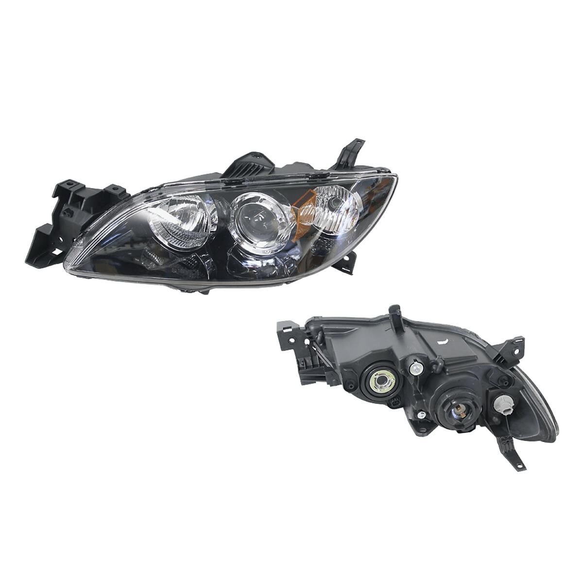 MAZDA 3 SEDAN  BK  01/2004 ~ 12/2008  HEADLIGHT  LEFT HAND SIDE, , scaau_hi-res