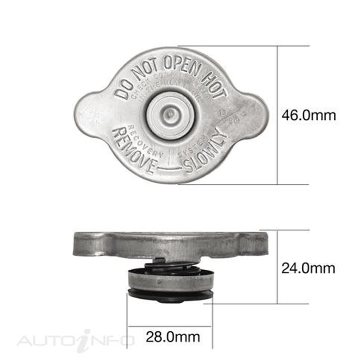 TRIDON RECOVERY RADIATOR CAP, , scaau_hi-res
