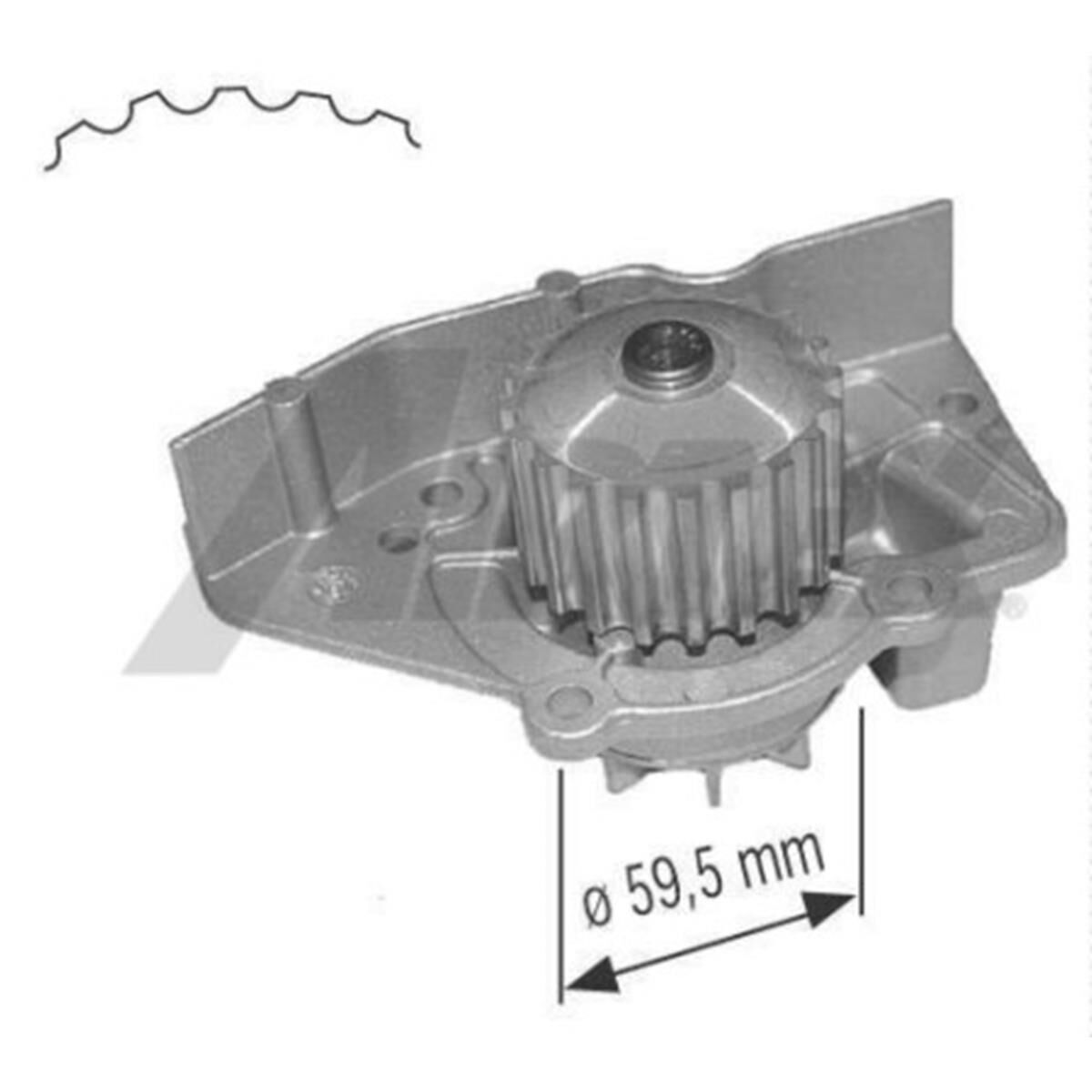 PEUGEOT XU7JP XU9J4 'WATER PUMP', , scaau_hi-res