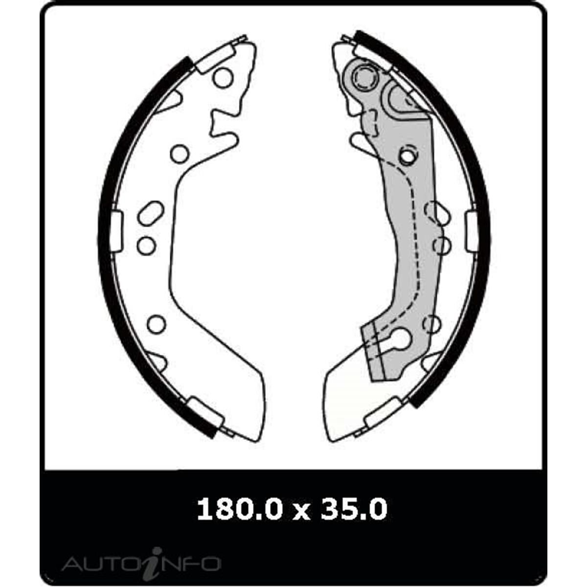 PTX BRAKE SHOES HYUNDAI ACCENT 2000-2004, , scaau_hi-res