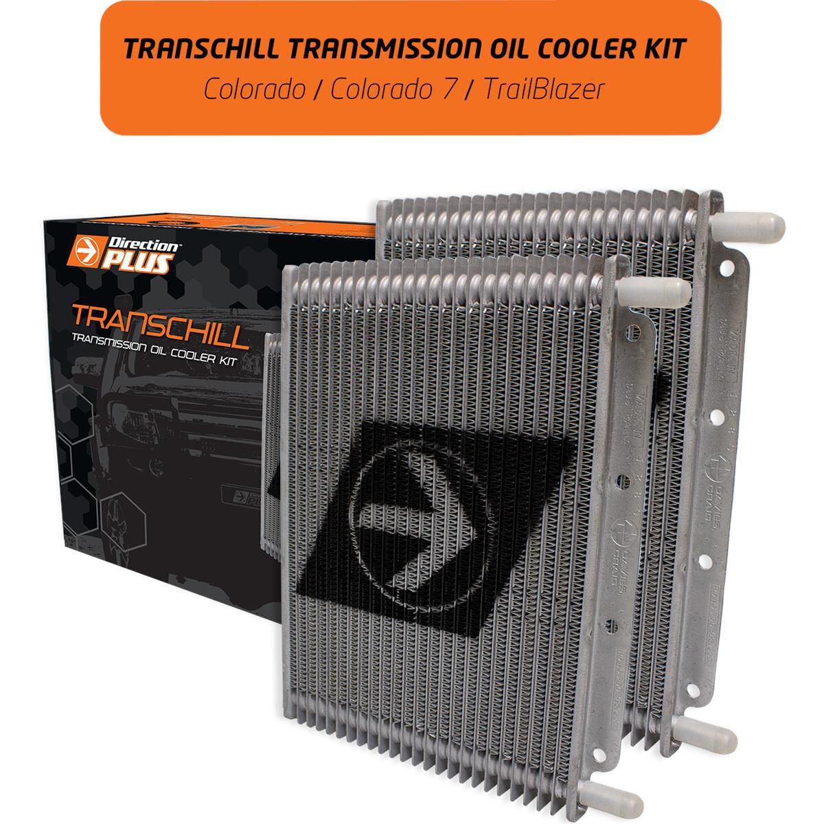 TRANSCHILL TRANSMISSION COOLER KIT HOLDEN COLORADO (TC602DPK) - DUAL COOLER, , scaau_hi-res