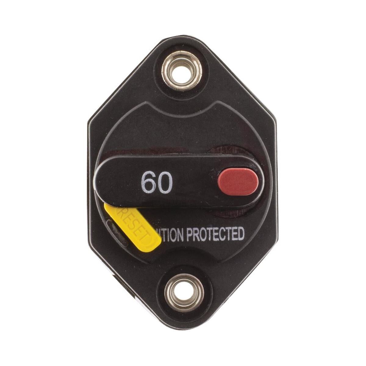 CIRCUIT BREAKER TYPElll 60AMP MANUAL RESET PANEL MOUNT - FUSES & CIRCUIT BREAKERS, , scaau_hi-res