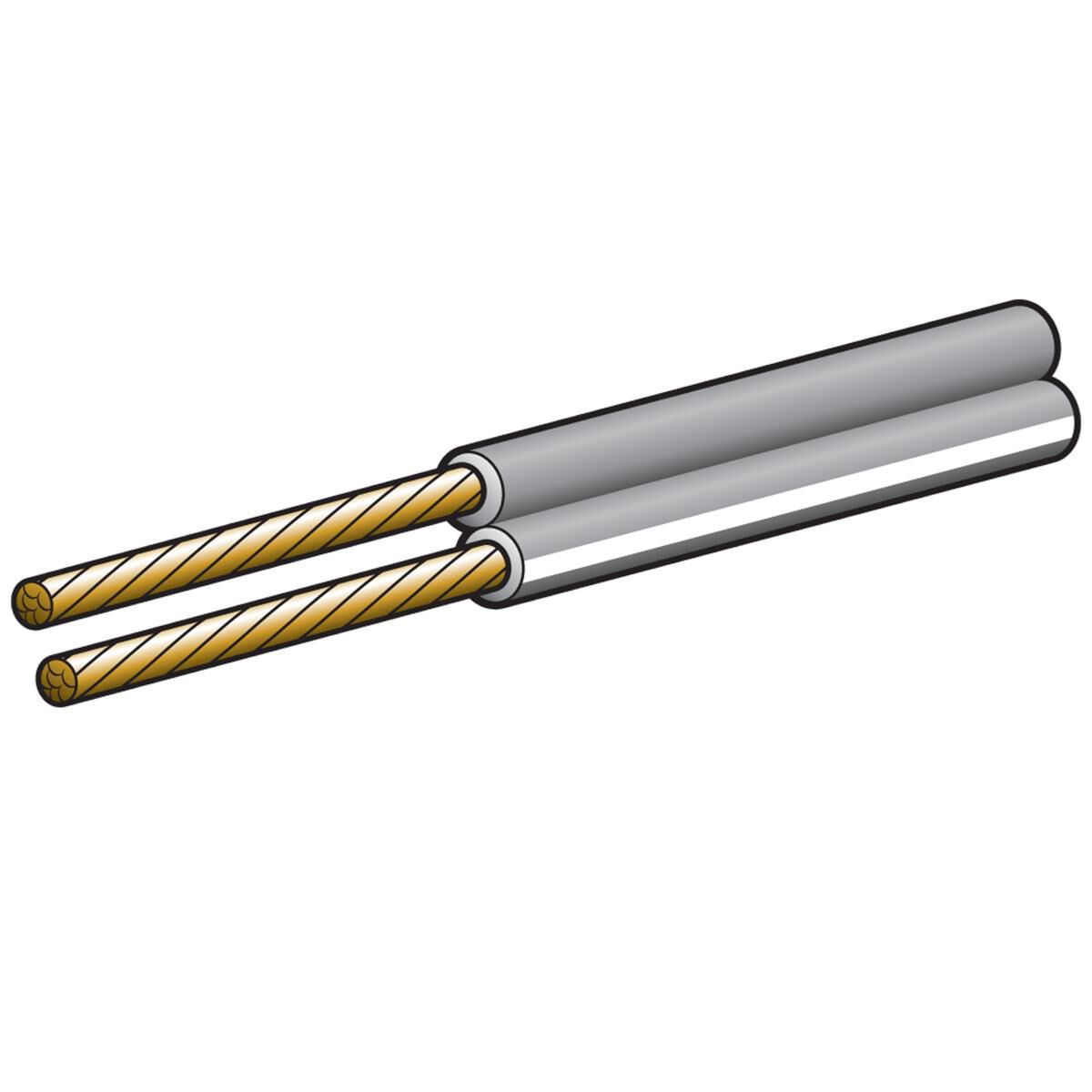 CAB T/C SPKR 2MM 2.5A 100M G+W, , scaau_hi-res