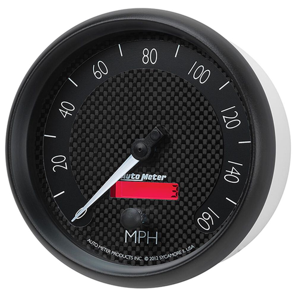 Autometer GT Series Speedometer 0160 Mph In Dash Electronic 160mph