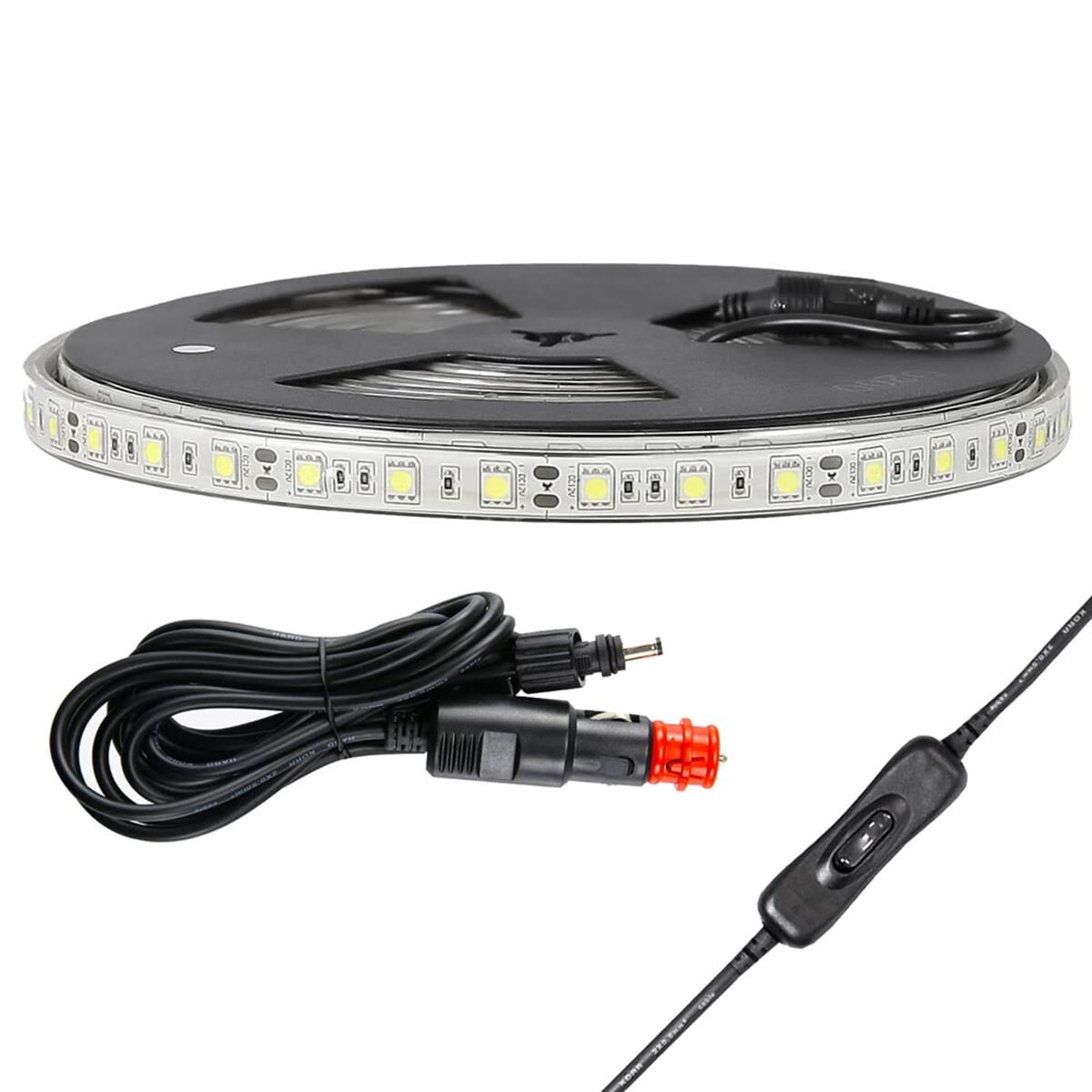 5M STICK-ON WHITE LED FLEXIBLE TAPE LIGHT, , scaau_hi-res