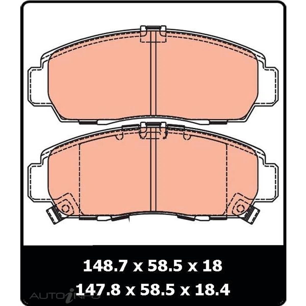 DB1393R HONDA LEGEND 99-04 FRONT, , scaau_hi-res