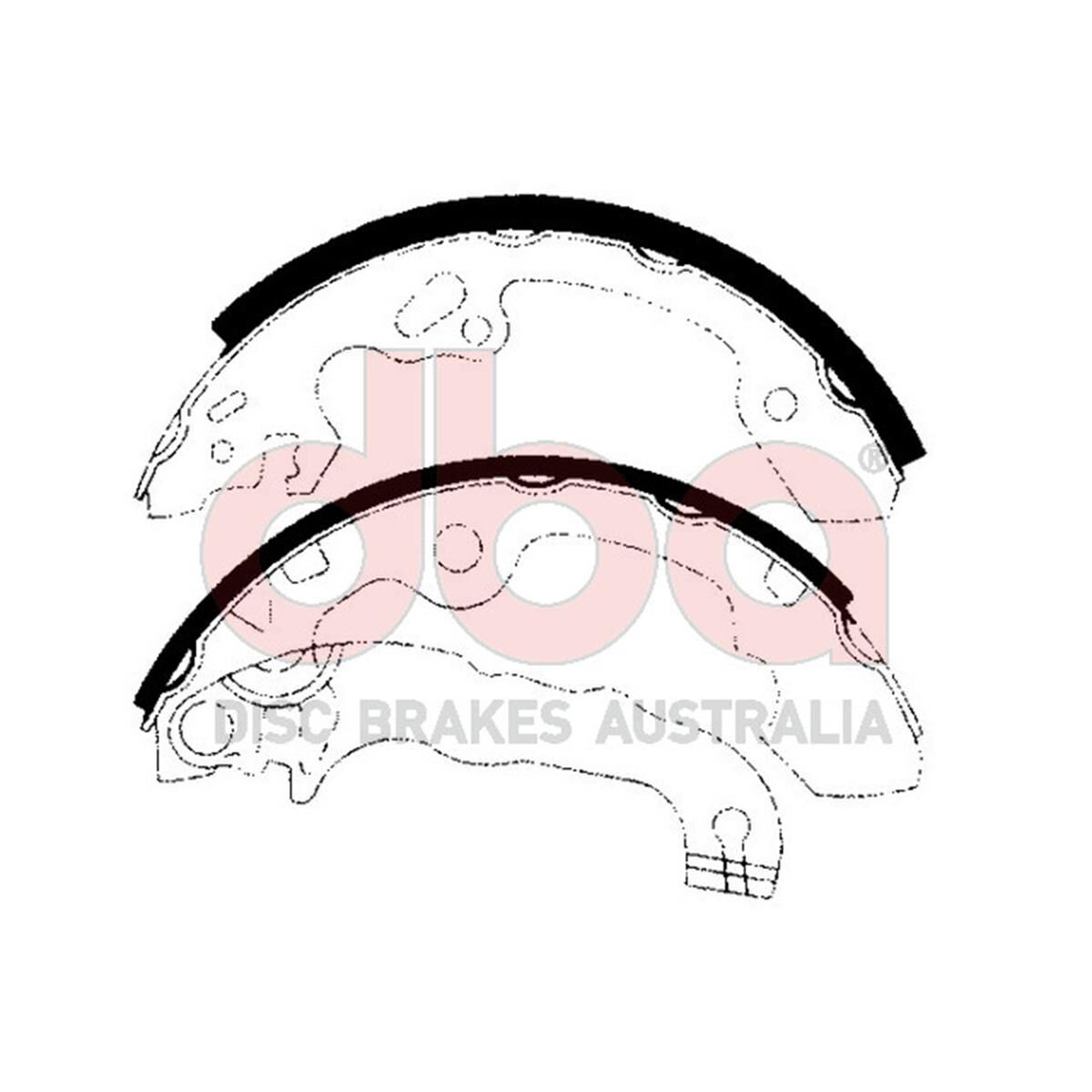 Street Series Brake Shoes [Ford Fiesta/Focus 203.2mm], , scaau_hi-res