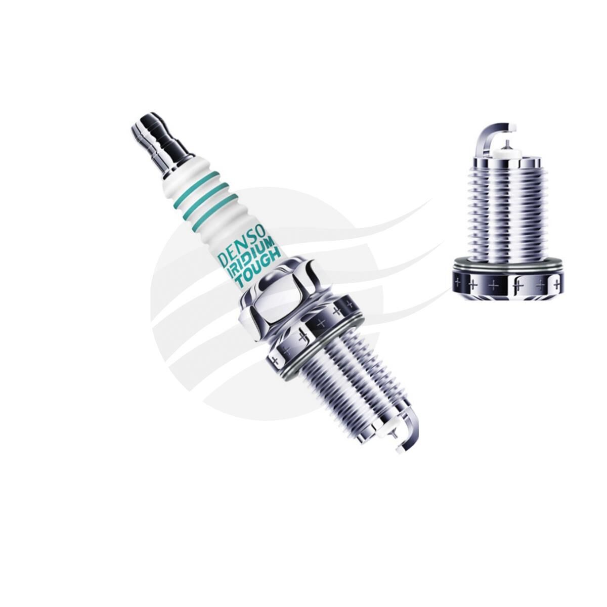 SPARK PLUG DENSO Ir TOUGH 16mm HEX 19mm REACH 0.8mm GAP , GASK SEAT, , scaau_hi-res