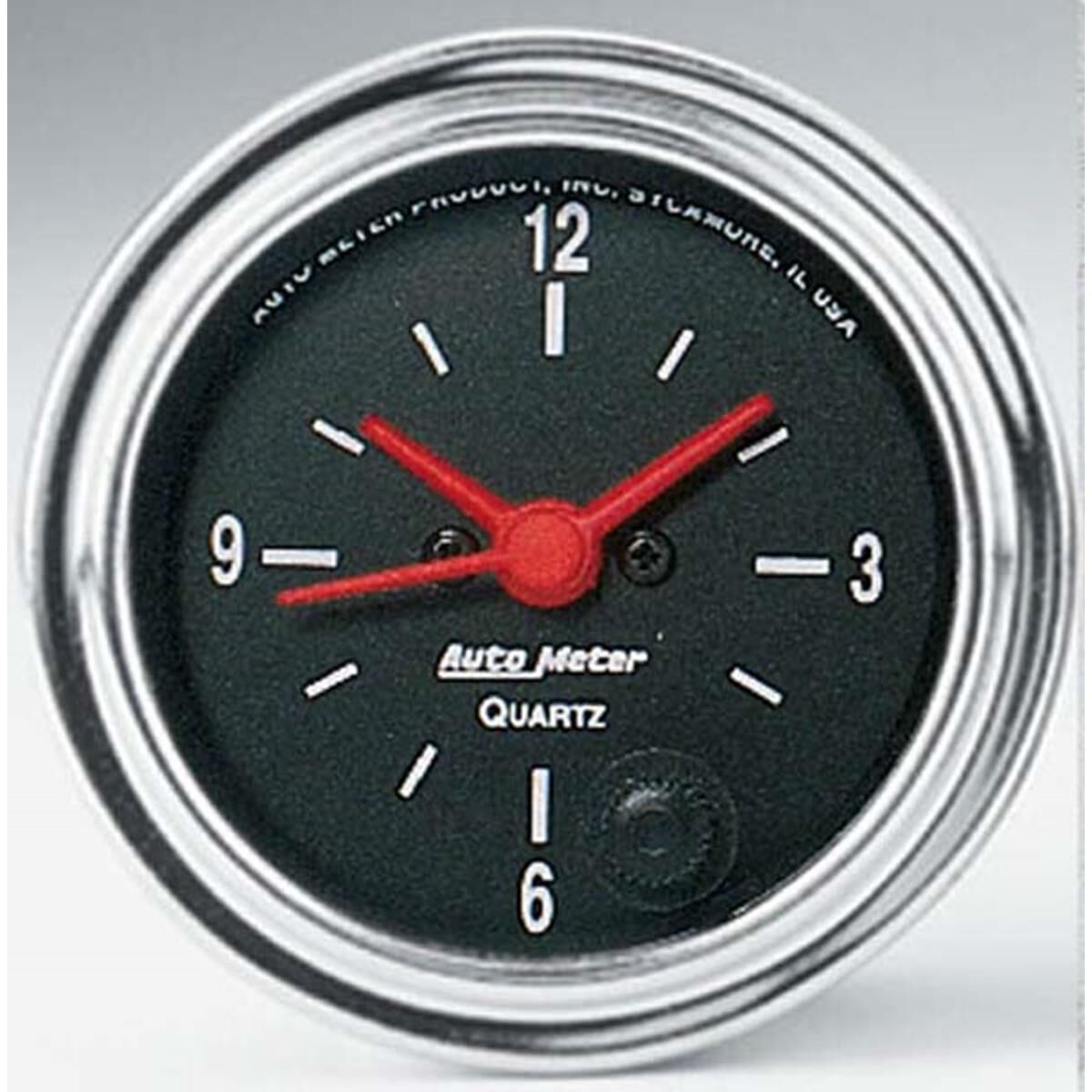 TRAD CHROME 2-1/16" CLOCK, , scaau_hi-res