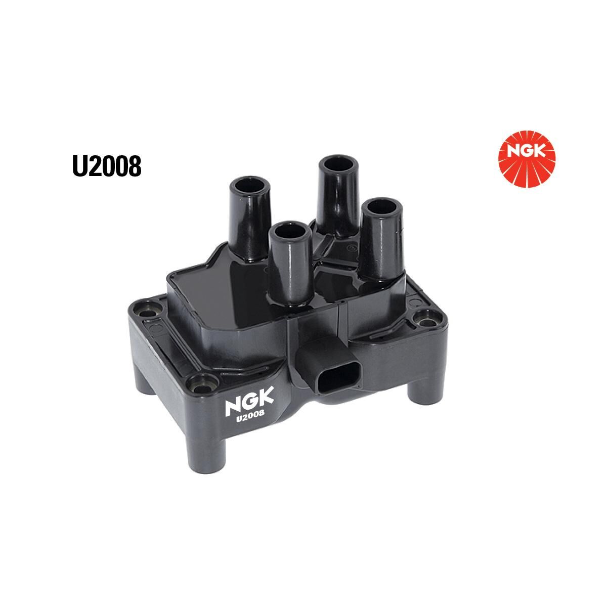 NGK IGNITION COIL - U2008, , scaau_hi-res