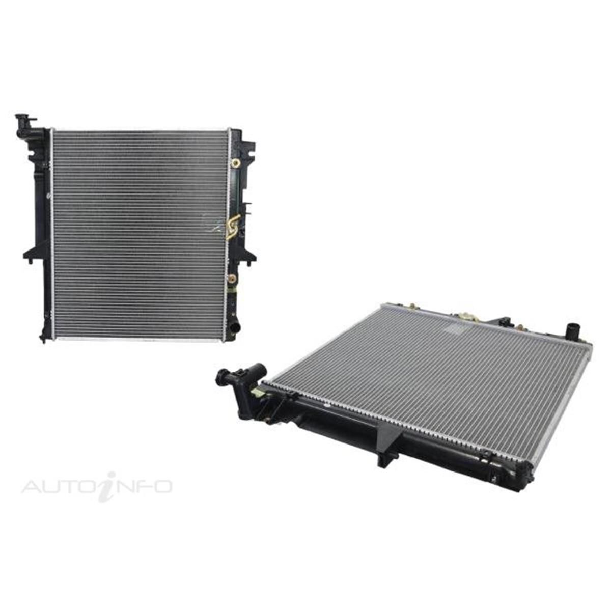 MITSUBISHI TRITON  ML/MN  07/2006 ~ 12/2014  RADIATOR  3.2LTURBO DIESEL / 3.5L V6 PETROL AUTOMATIC  CORE SIZE: 520MM X 640MM X 26MM (LENGTH X HEIGHT X WIDTH), , scaau_hi-res