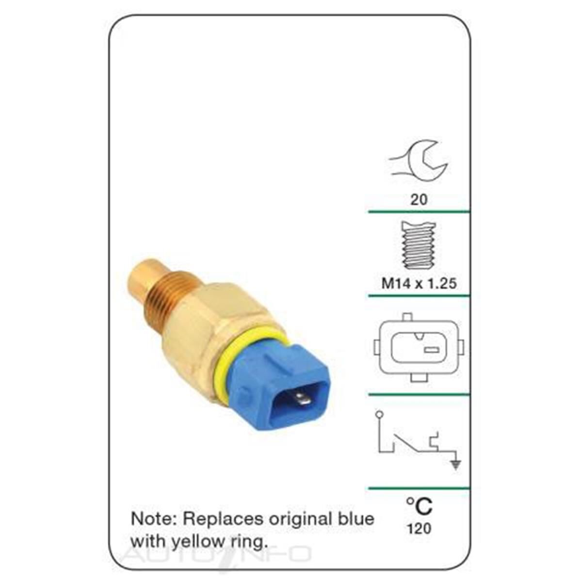 TRIDON WATER TEMPERATURE SWITCH (LIGHT), , scaau_hi-res
