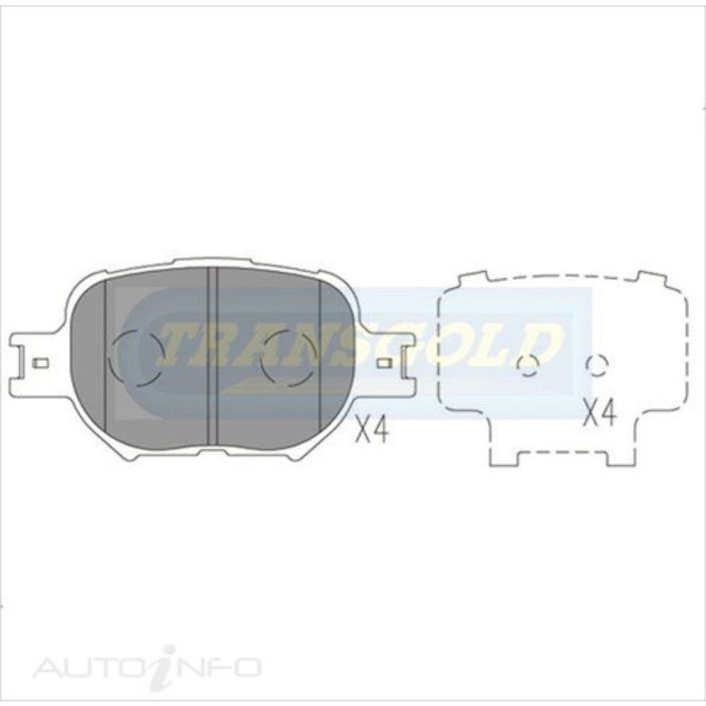 Transgold Brake Pads TG1431N Supercheap Auto