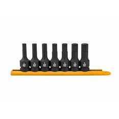 7 PC. 1/2” DRIVE HEX BIT IMPACT METRIC SOCKET SET 82,, , scaau_hi-res