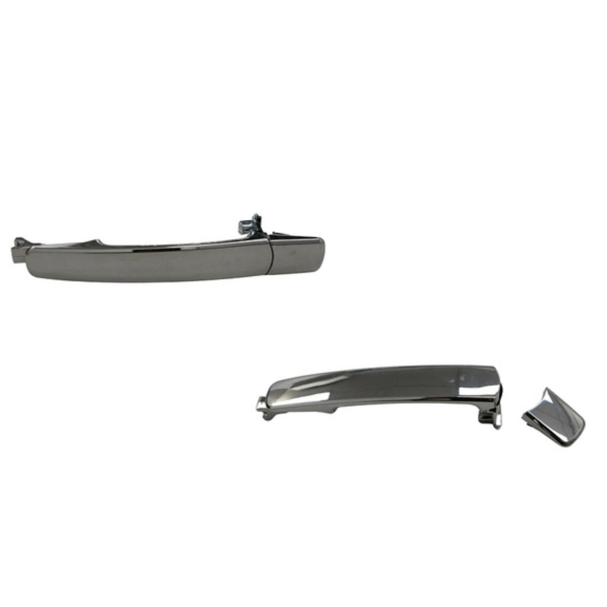 XTRAIL T31 (-RFID) 9/07-2/14 FRONT DOOR HANDLE (-KEY HOLE) CHROMED OUTER (-KEYLESS ENTRY) (L), , scaau_hi-res