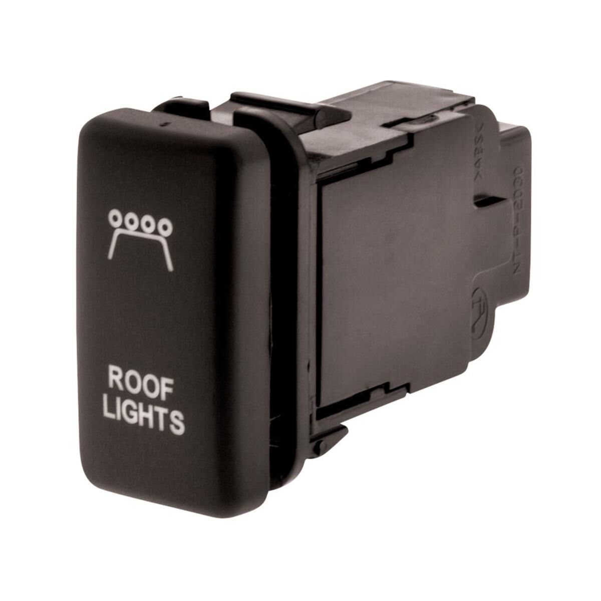 SWITCH PUSH BUTTON ON / OFF OE RPL 12V ROOF LIGHTS AMBER ILLUM T/S EARLY TOYOTA HULK, , scaau_hi-res