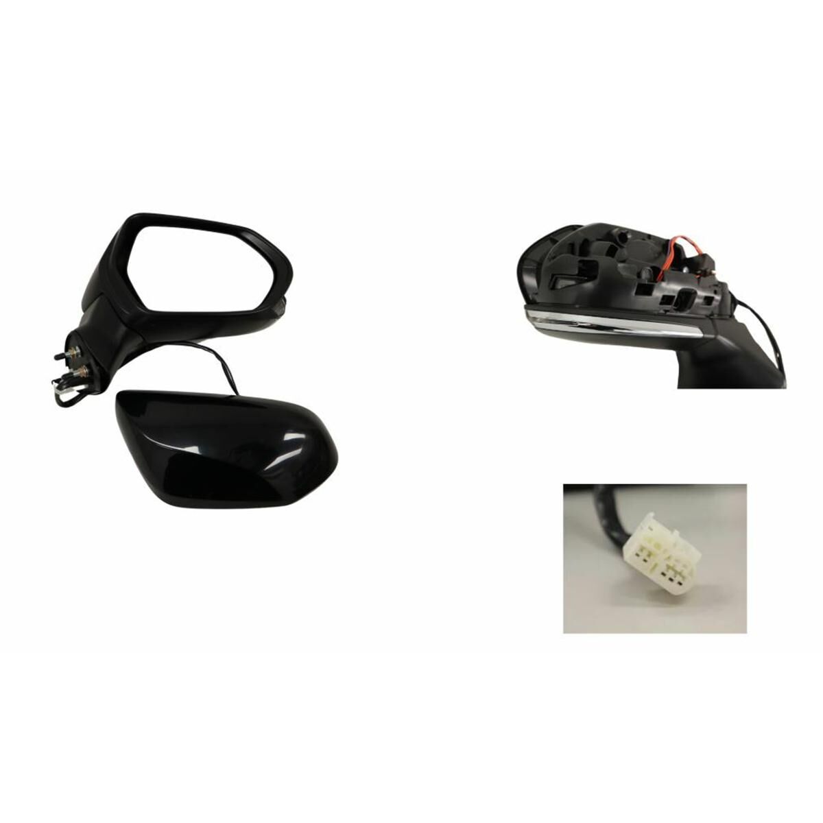 TOYOTA CAMRY ASV70 / GSV70 / AXVH71
09/2017 ~ ONWARDS
DOOR MIRROR
RIGHT HAND SIDE
ELECTRIC DOOR MIRROR
WITH BLINKER
PLUG: 5 PINS / 7 BLOCKS, , scaau_hi-res