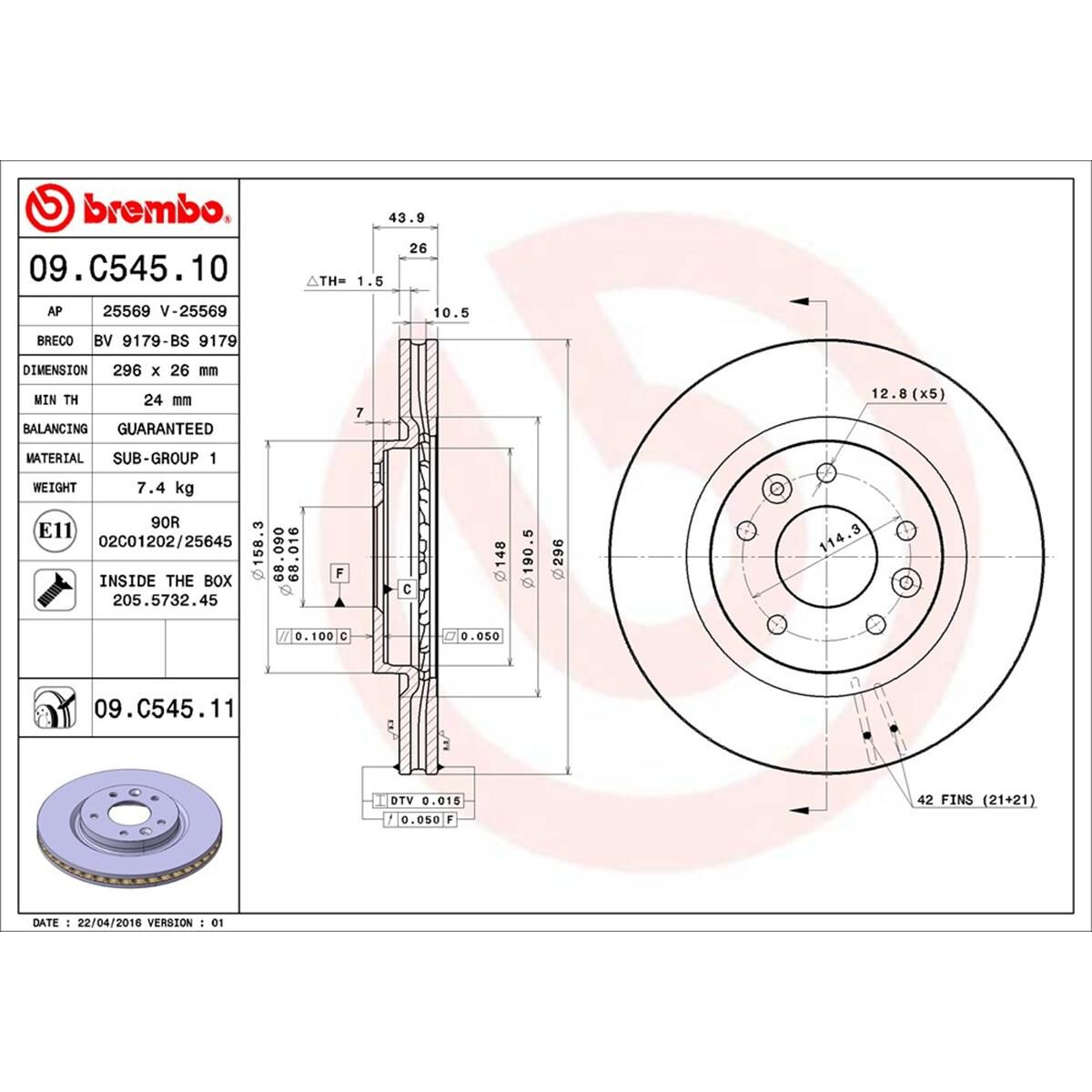 BREMBO DISC ROTOR, , scaau_hi-res