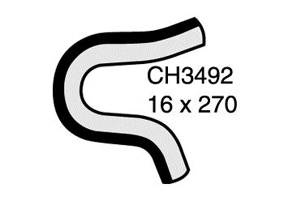 Heater Hose  - HOLDEN RODEO TF - 2.2L I4  PETROL - Manual & Auto, , scaau_hi-res