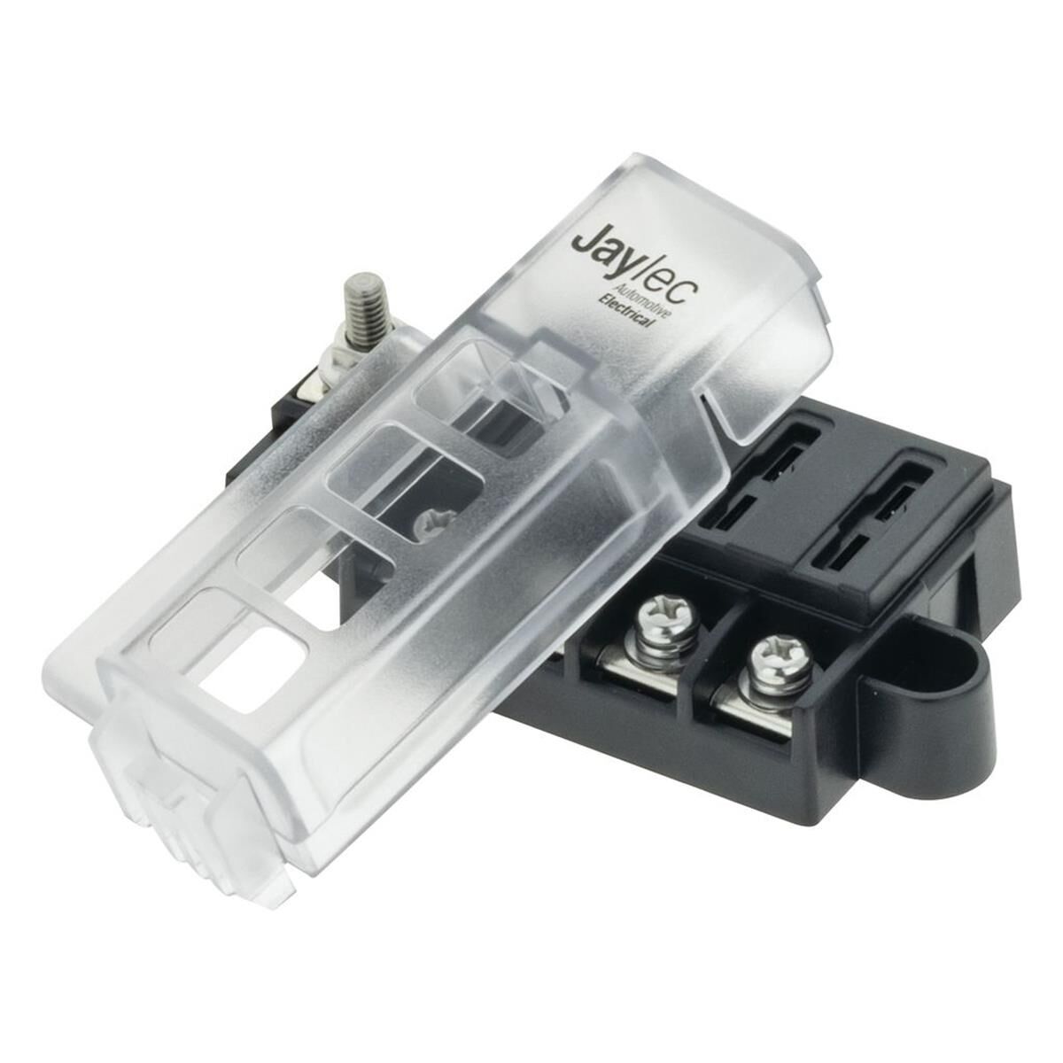 4 WAY FUSE BOX W/TRANSPARENT COVER & FUSES BUSSED 12-24V - FUSES & CIRCUIT BREAKERS, , scaau_hi-res