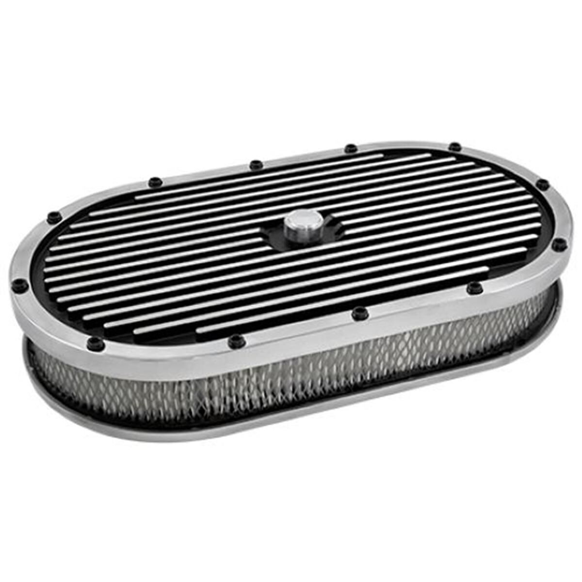 Air Cleaner 15 x 2 Oval Finned Aluminium, , scaau_hi-res