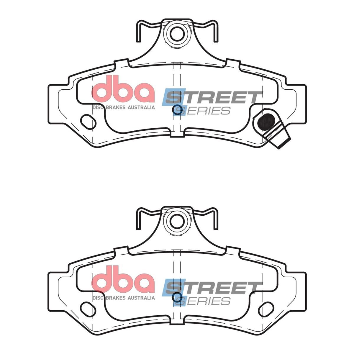 DBA SS STREET SERIES BRAKE PADS [ Toyota 2002-2014 R ], , scaau_hi-res