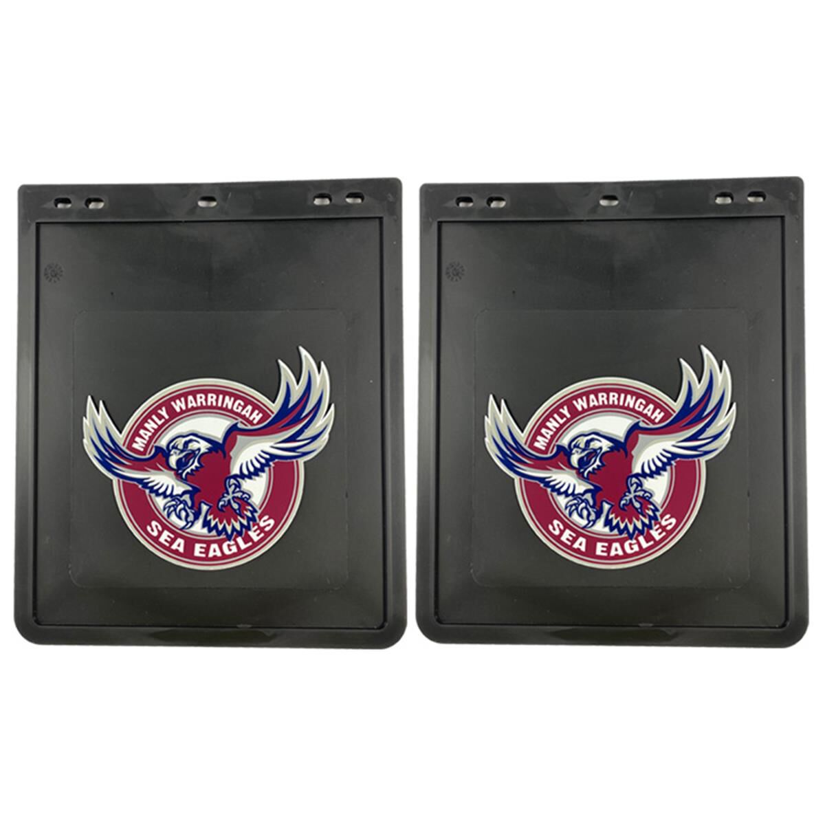 355MM DROP X 300MM WIDTH BLACK MONO MUDFLAP  - MANLY, , scaau_hi-res