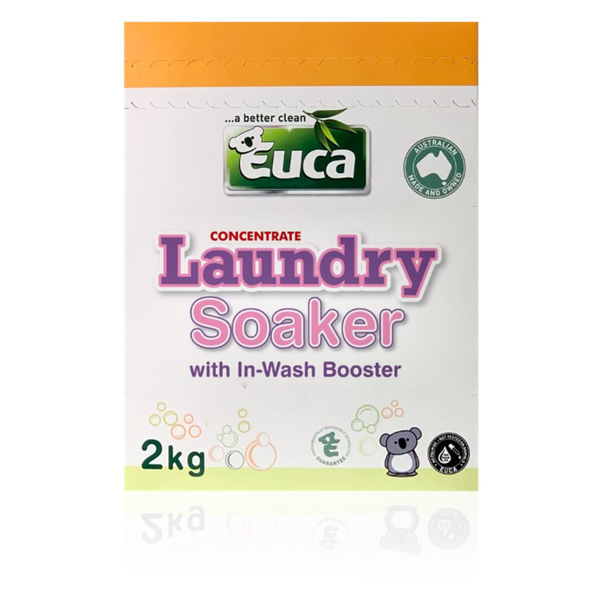 Euca Laundry Soaker Brightener Powder Concentrate 2kg, 107F2R