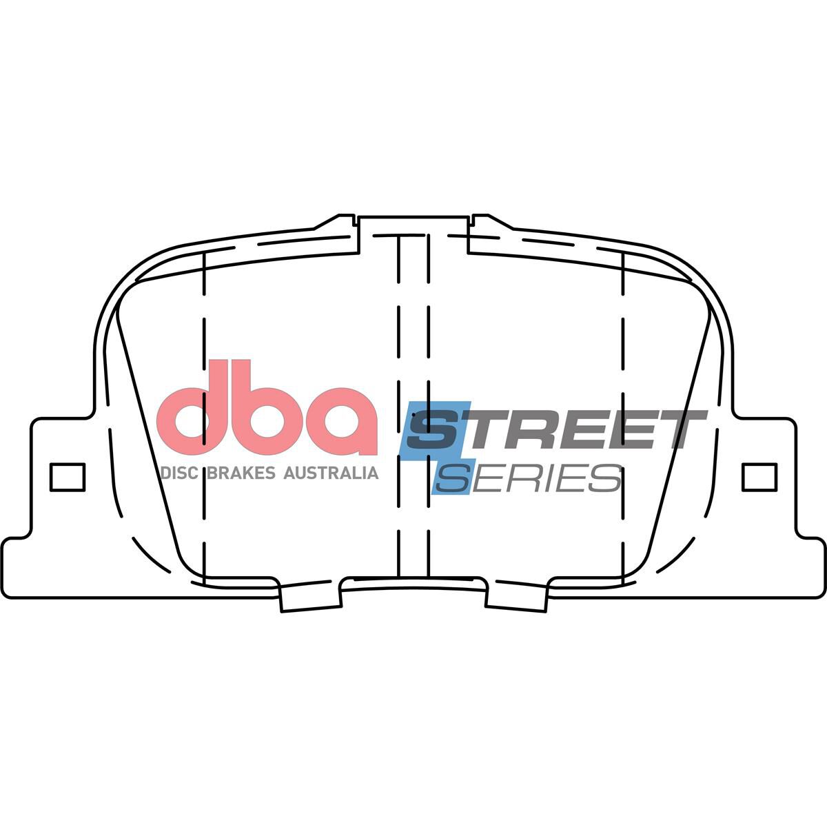 DBA SS STREET SERIES BRAKE PADS [ Toyota 1998 - 2005 R ], , scaau_hi-res
