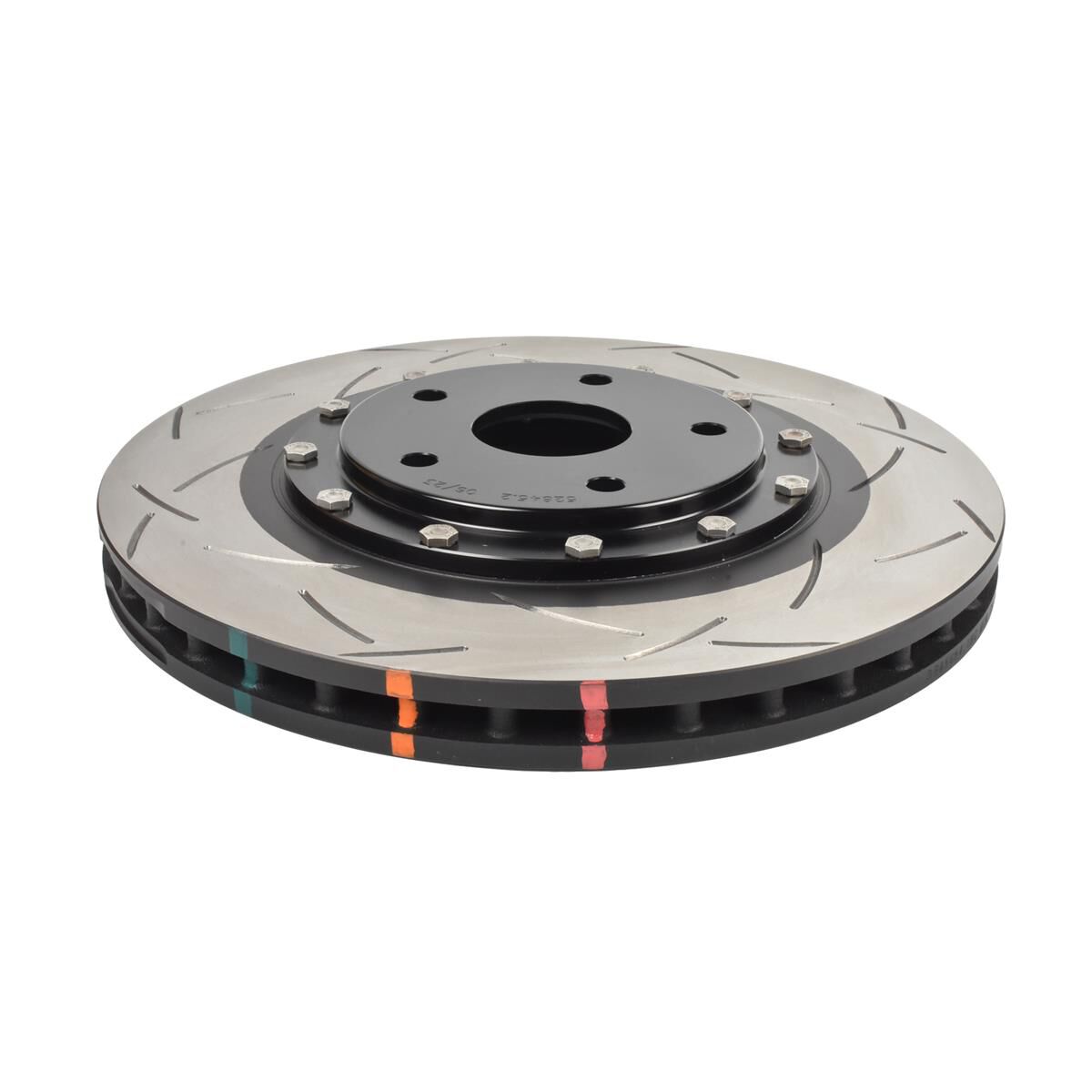 5000 FULLY ASSEMBLED 2-PIECE BLACK HAT T3 SLOT KP [ SUBARU WRX STI 4 PISTON UPGRADE 02-11 ], , scaau_hi-res