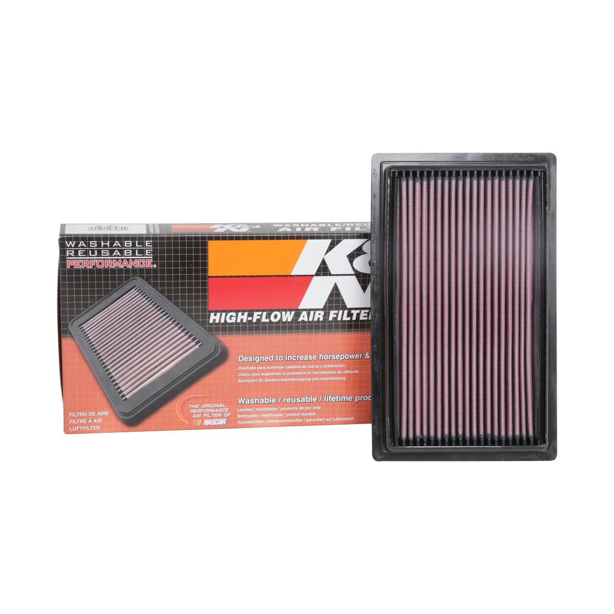 33-2075 K&N REPLACEMENT AIR FILTER, , scaau_hi-res