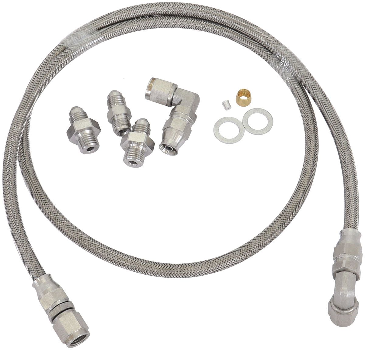 UNIVERSAL TURBO OIL FEED LINE -4AN LINE KIT METRIC 1 METRE, , scaau_hi-res