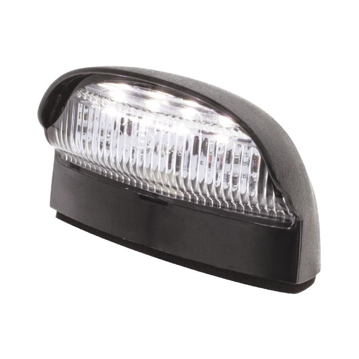 LED LICENCE PLATE LAMP 10-30VBLACK HOUSING 500mm LEAD IP6772x41x50mm BULK PCK, , scaau_hi-res
