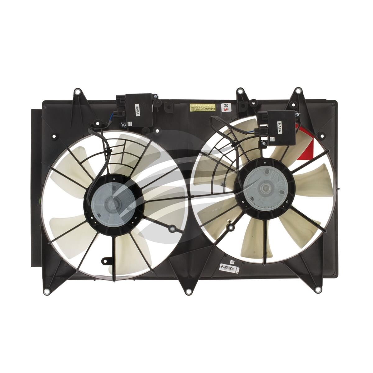 FAN ASSY DUAL MAZDA CX-7 ER - 2.3L 11/06-1/12 OE# L33L15025C, , scaau_hi-res