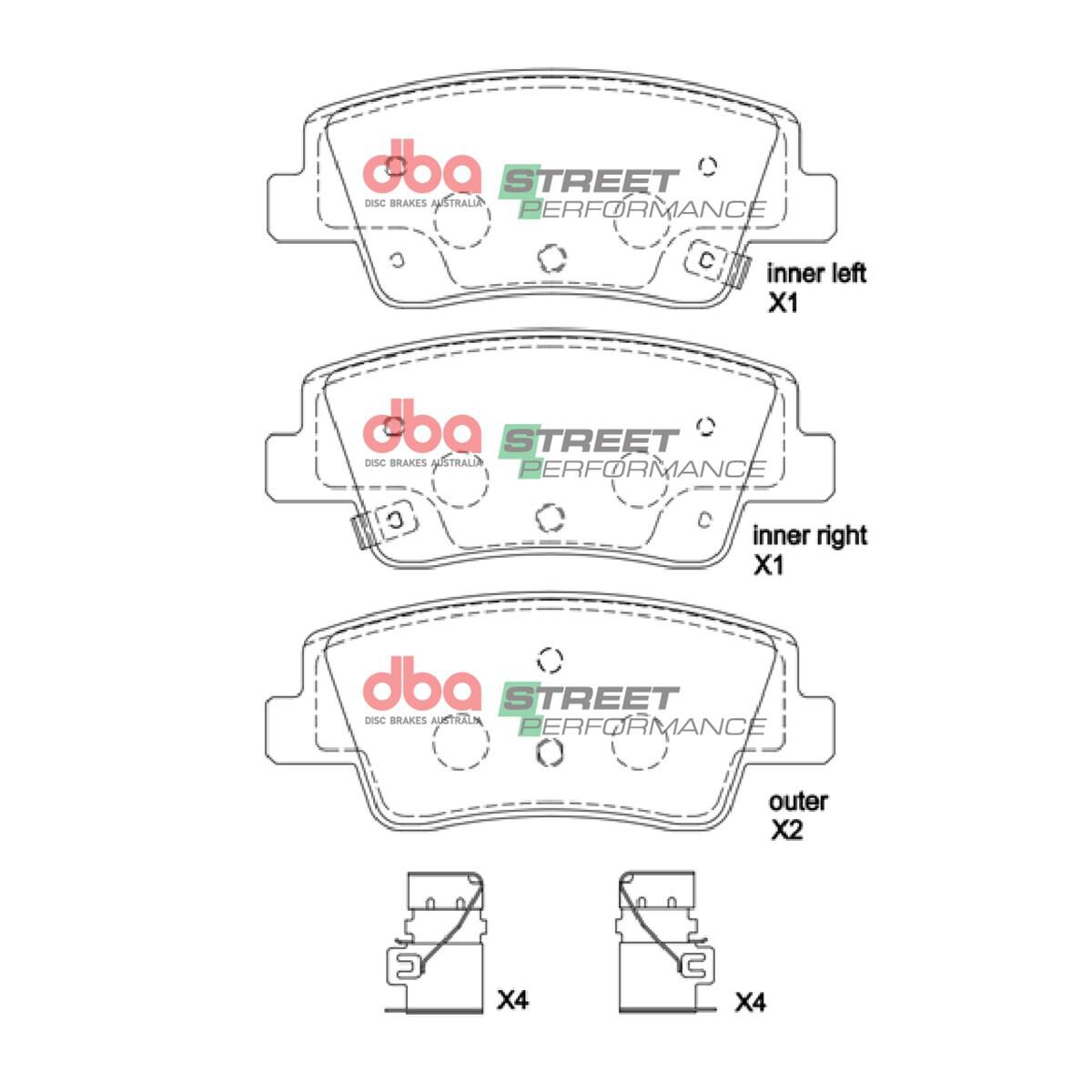 DBA SP PERFORMANCE BRAKE PADS [ Hyundai Ioniq 5/ Kia EV6 2022 - On F ], , scaau_hi-res