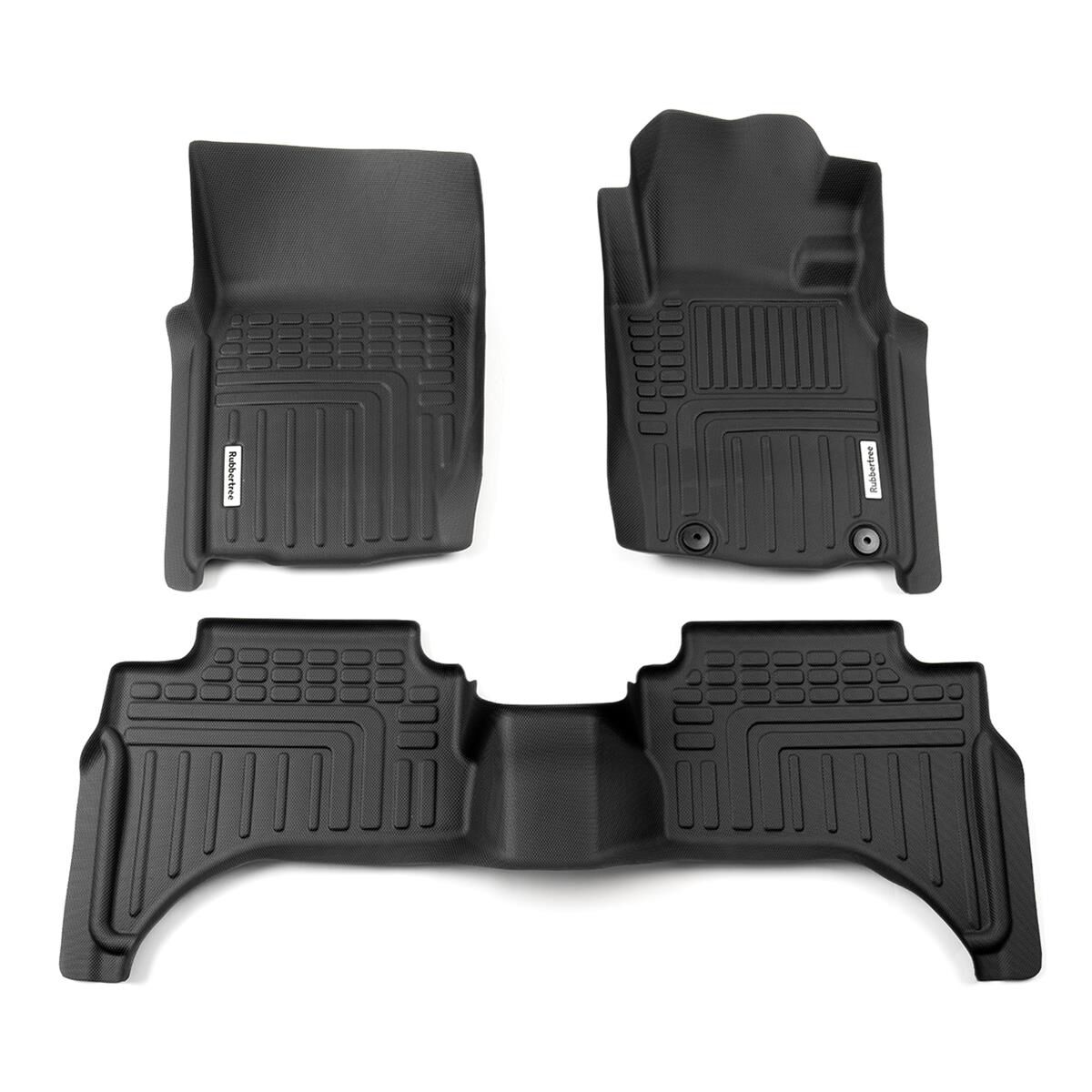 DEEP DISH FLOOR LINERS FOR MITSUBISHI TRITON (5TH GEN) 2015+ DUAL CAB FULL SET, , scaau_hi-res