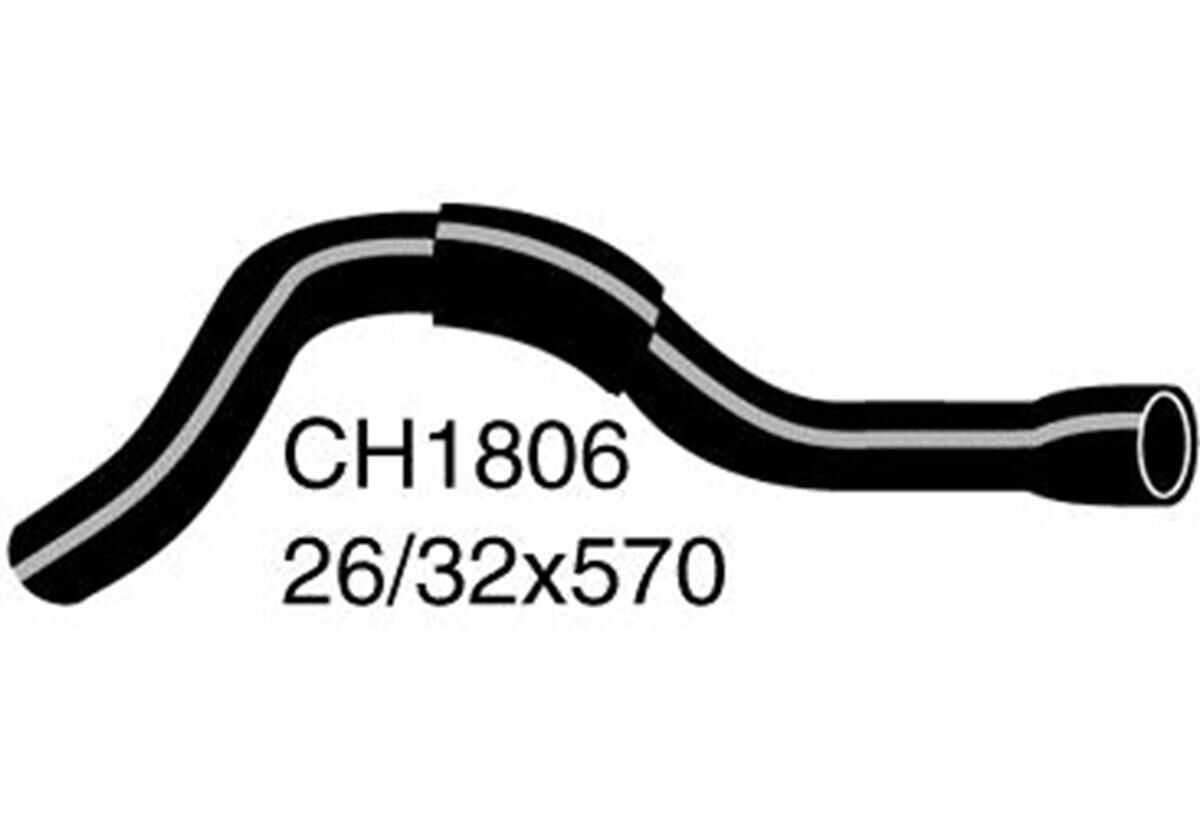 Radiator Upper Hose  - MITSUBISHI LANCER CC - 1.5L I4  PETROL - Manual & Auto, , scaau_hi-res