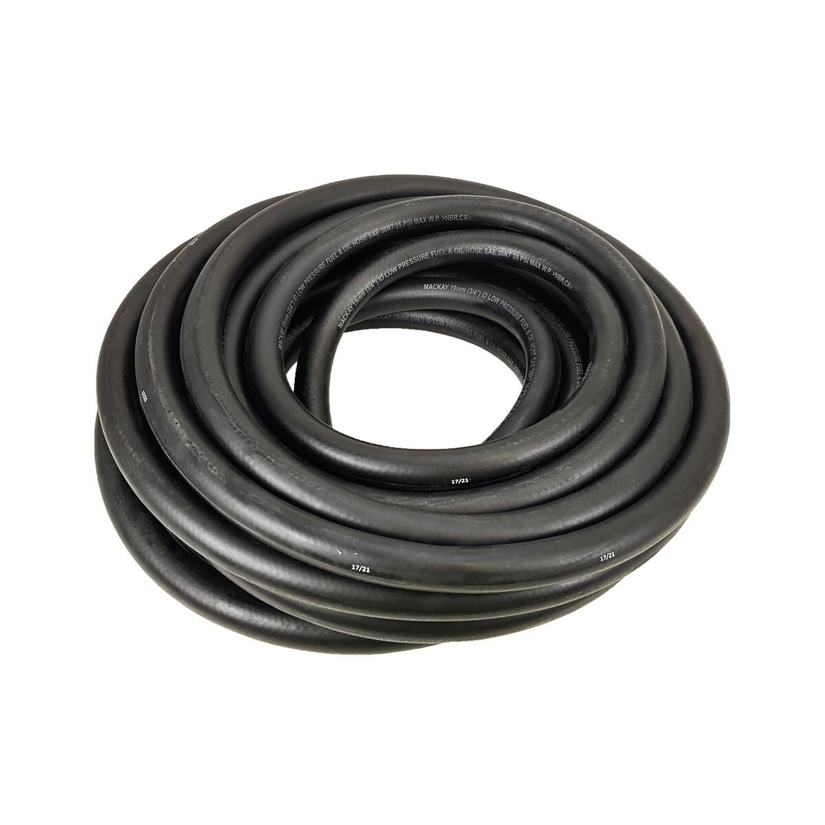 19MM (3/4") ID X 15M LENGTH - BOX - LOW-PRESSURE FUEL & OIL HOSE - SAE J30R7 - 35 PSI MAXIMUM WORKING PRESSURE, , scaau_hi-res