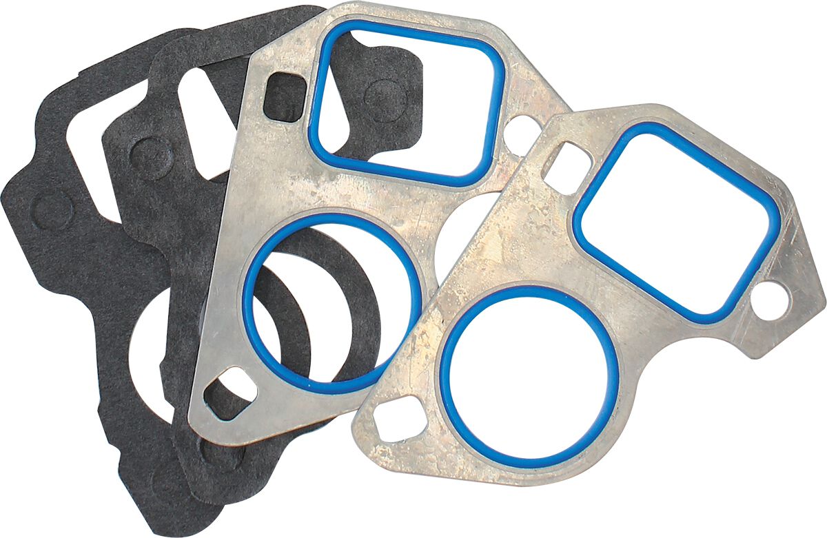 GM LS WATER PUMP GASKET PAIR LS1 METAL / RUBBER GASKETS, , scaau_hi-res