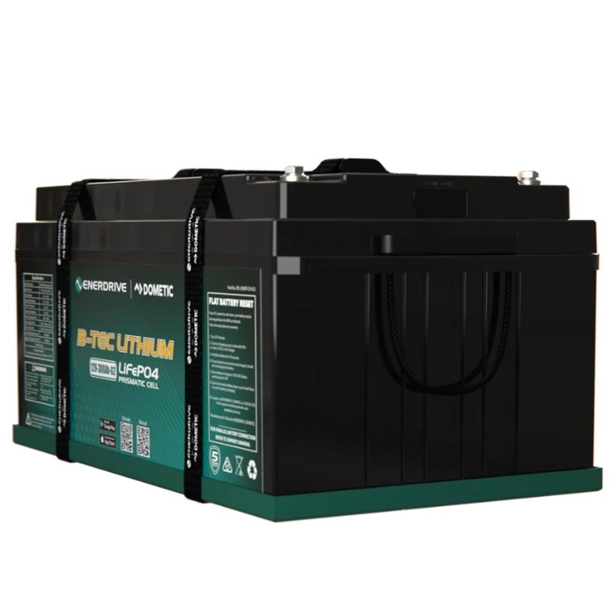 B-TEC 12V 300AH LITHIUM BATTERY, , scaau_hi-res