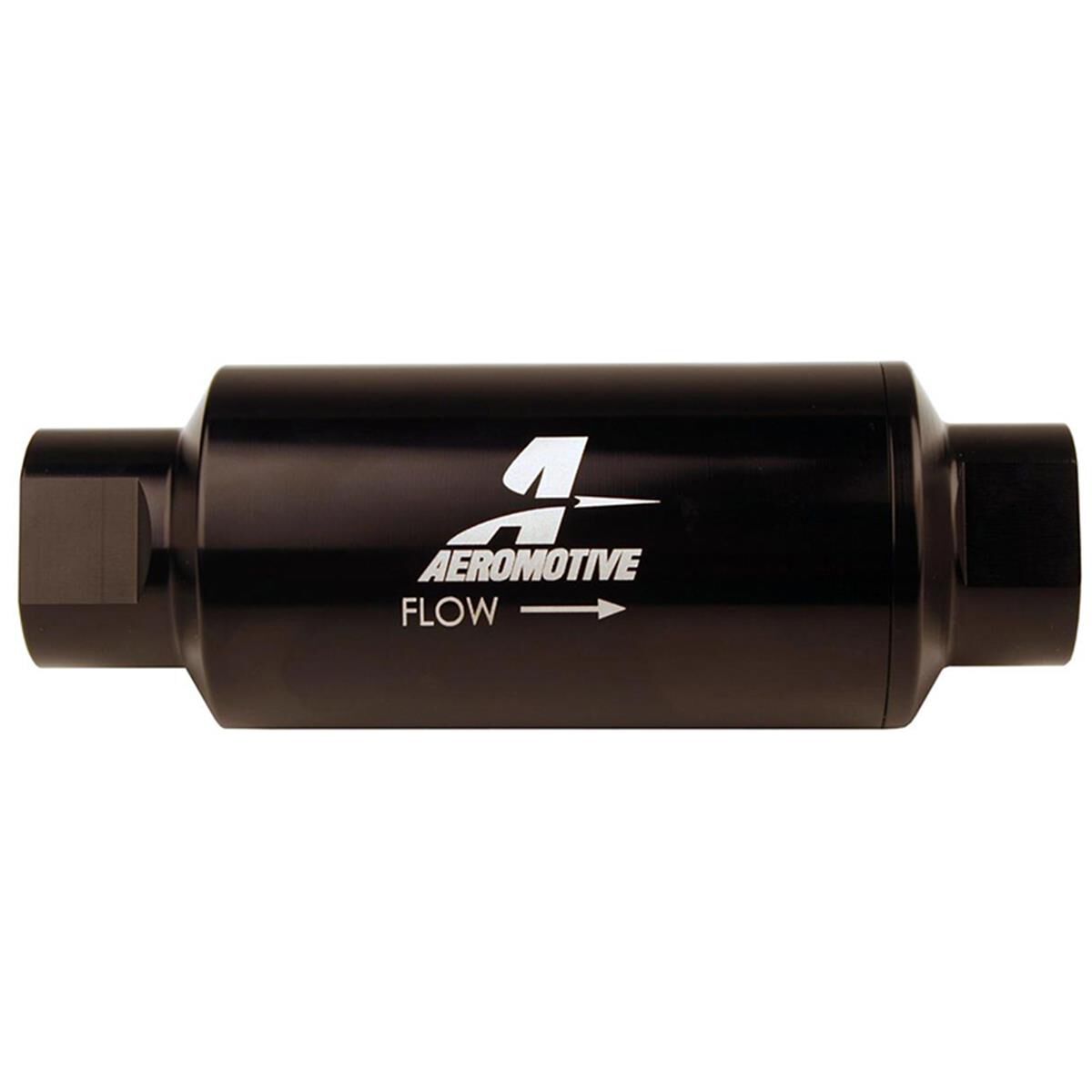 INLINE MICROGLASS FUEL FILTER -10 ORB 10 MICRON. 2" OD BLACK, , scaau_hi-res