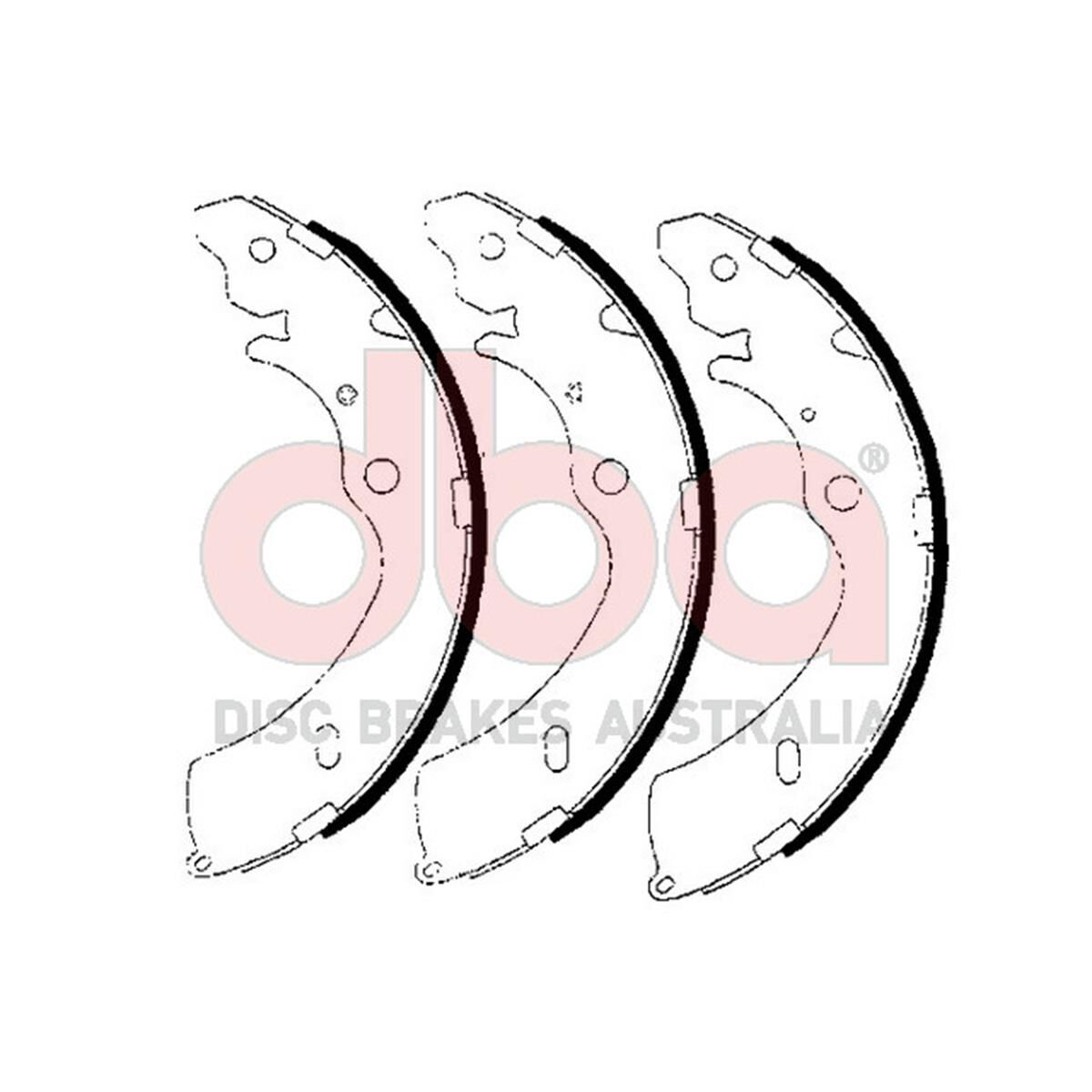 Street Series Brake Shoes [Holden Colorado/Rodeo 254mm], , scaau_hi-res